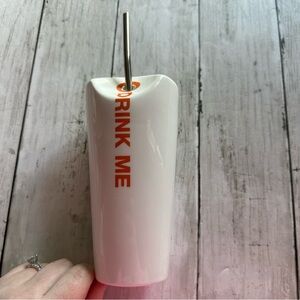 PREOWNED MAX BRENNER ALICE CUP WITH STRAW DRINK ME